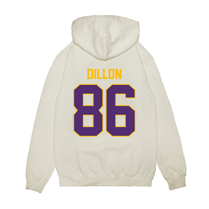 Minn. St. - NCAA Football : Hudson Dillon - Vintage Helmet Premium Hooded Sweatshirt-1