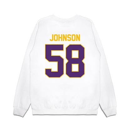 Minn. St. - NCAA Football : Alex Johnson - Vintage Helmet Premium Crewneck Sweatshirt-1