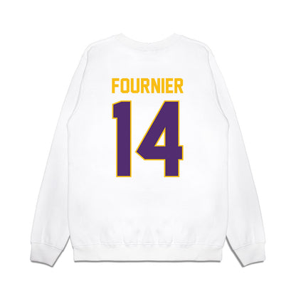 Minn. St. - NCAA Football : Connor Fournier - Vintage Helmet Premium Crewneck Sweatshirt-1