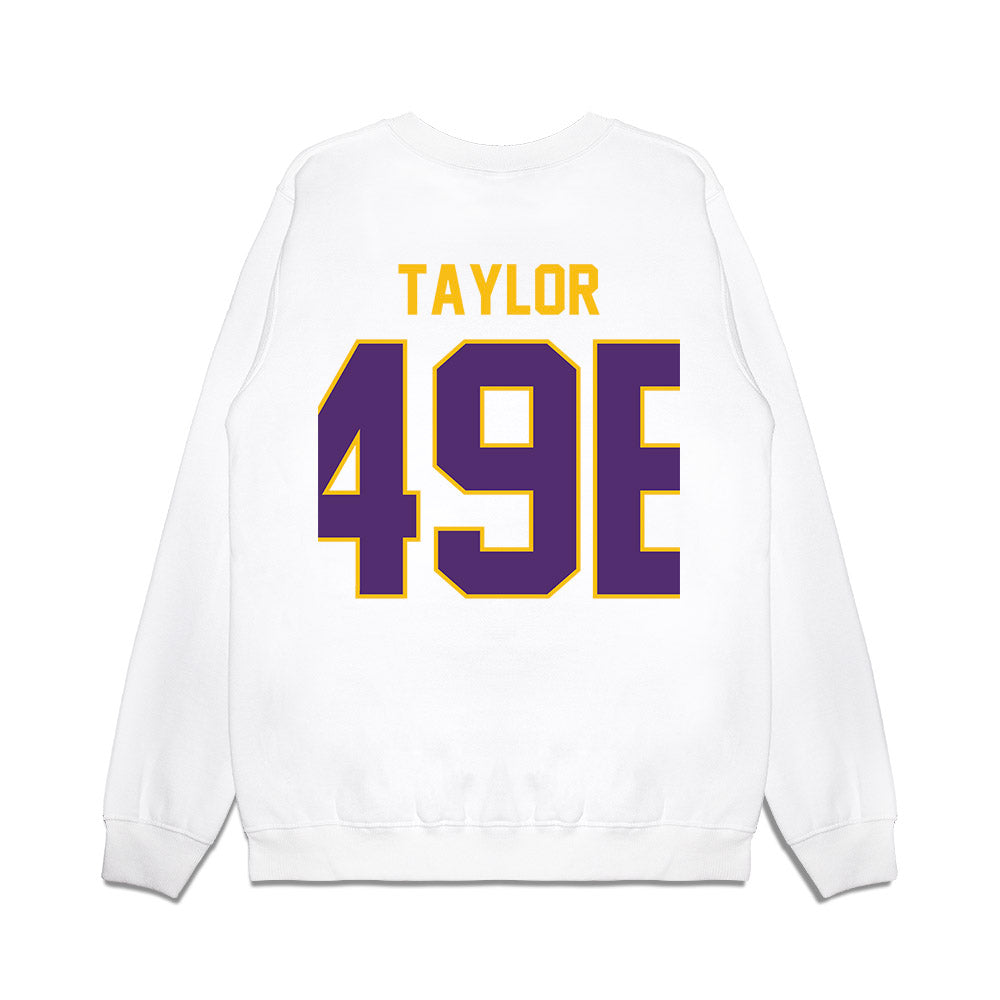 Minn. St. - NCAA Football : Talen Taylor - Vintage Helmet Premium Crewneck Sweatshirt-1