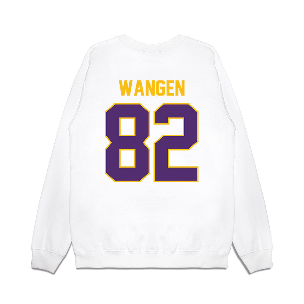 Minn. St. - NCAA Football : Parker Wangen - Vintage Helmet Premium Crewneck Sweatshirt-1