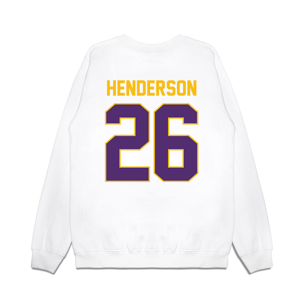 Minn. St. - NCAA Football : Carter Henderson - Vintage Helmet Premium Crewneck Sweatshirt-1