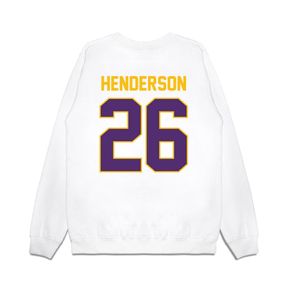 Minn. St. - NCAA Football : Carter Henderson - Vintage Helmet Premium Crewneck Sweatshirt-1