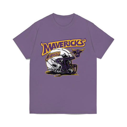 Minn. St. - NCAA Football : Connor Kluck - Vintage Helmet Comfort Colors T-Shirt-0