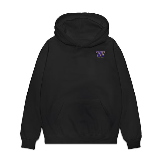 Washington - NCAA Football : Jonah Coleman - Legacy Premium Hooded Sweatshirt-0