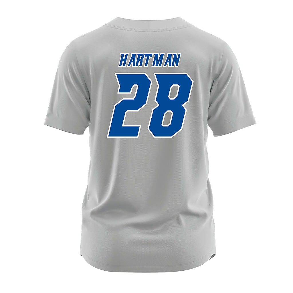Delaware - NCAA Baseball : Tim Hartman - Grey Jersey-1
