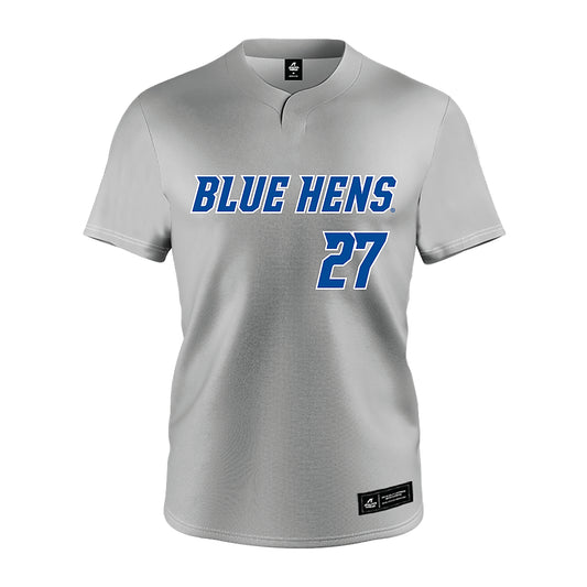 Delaware - NCAA Baseball : Anthony DeCesare - Grey Jersey-0