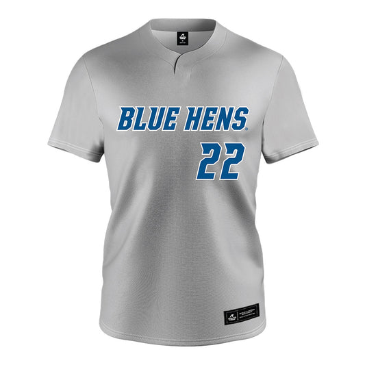 Delaware - NCAA Baseball : Sam Winsett - Grey Jersey-0