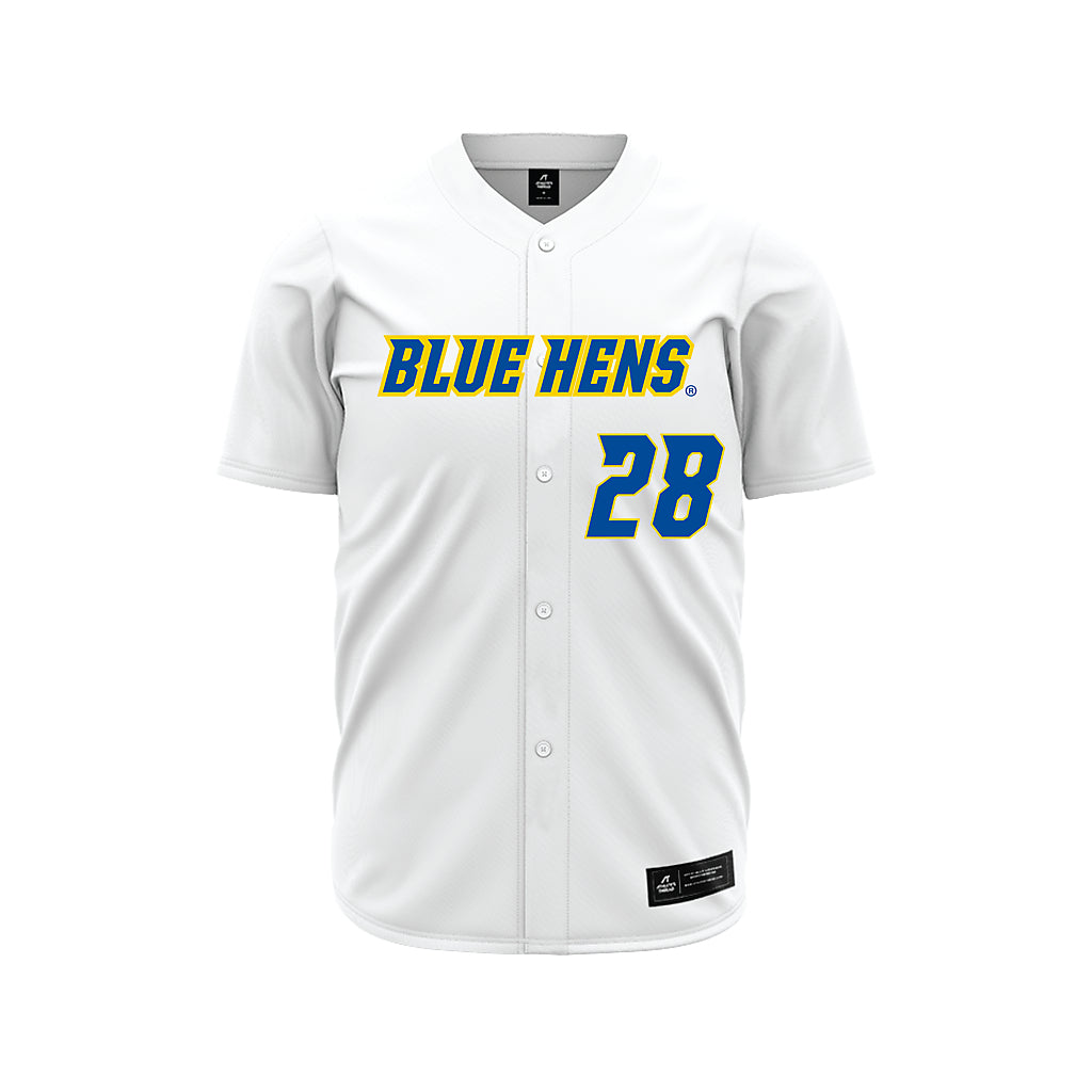 Delaware - NCAA Baseball : Tim Hartman - White Jersey-0
