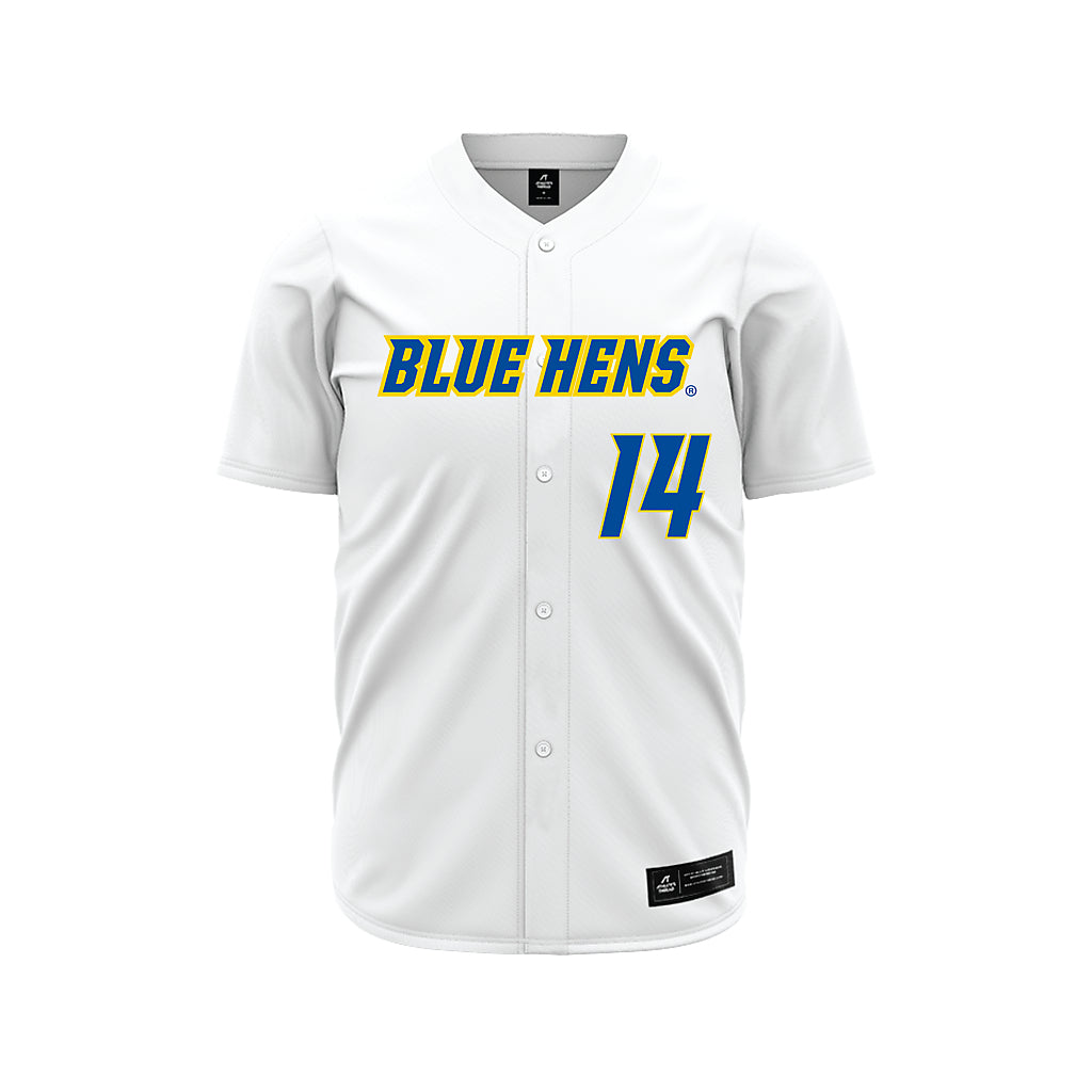 Delaware - NCAA Baseball : Harry Carr - White Jersey-0