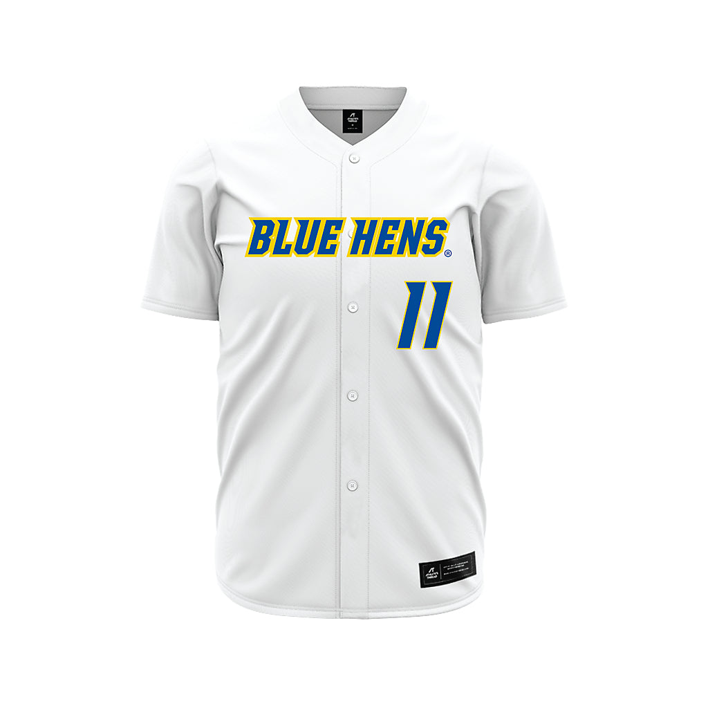 Delaware - NCAA Baseball : Luke Lambert - White Jersey-0