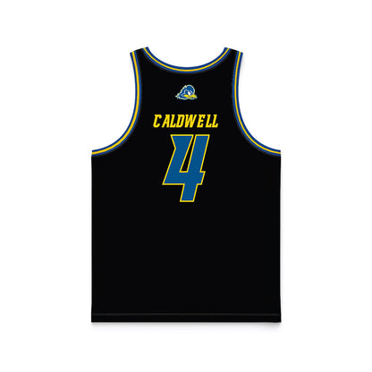 Delaware - NCAA Women's Basketball : London Caldwell - Black Basketball Jersey-1