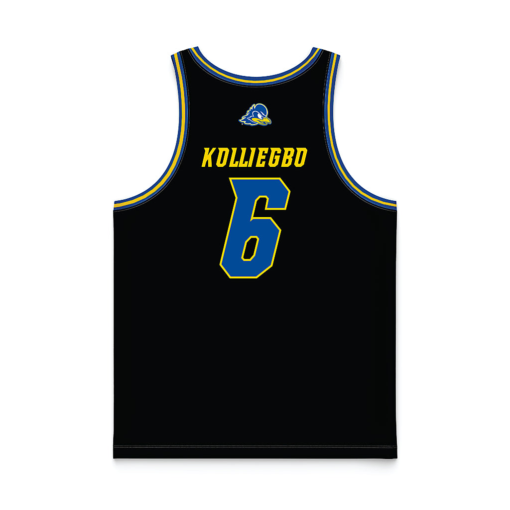 Delaware - NCAA Women's Basketball : Safiatu Kolliegbo - Black Basketball Jersey-1