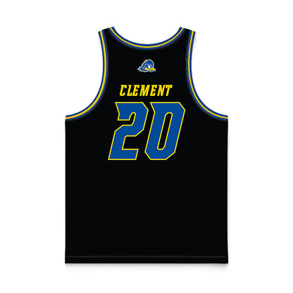 Delaware - NCAA Women's Basketball : Claudia Clement - Black Basketball Jersey-1