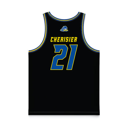 Delaware - NCAA Women's Basketball : Andea Cherisier - Black Basketball Jersey-1