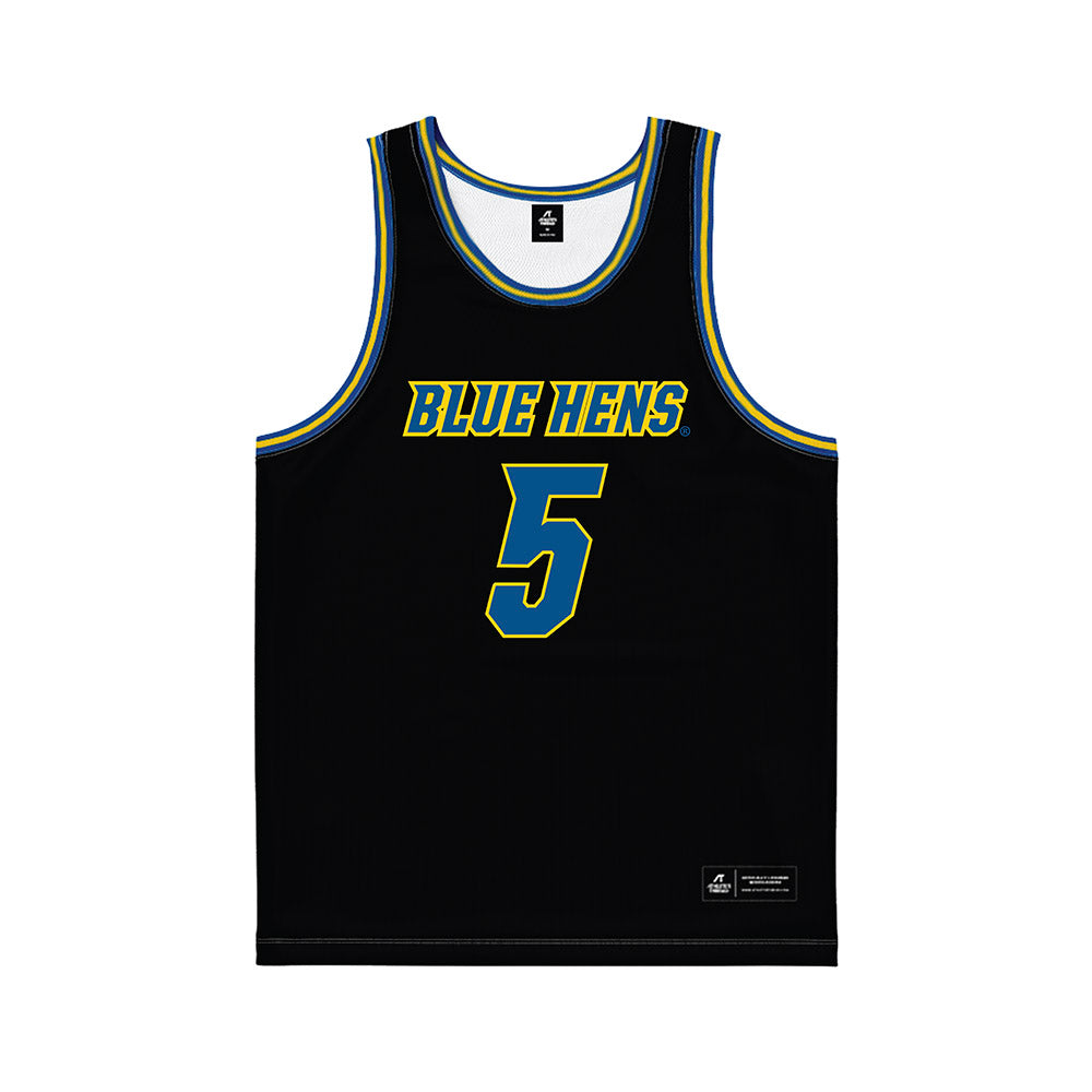 Delaware - NCAA Women's Basketball : Amalia Fruchtman - Black Basketball Jersey-0