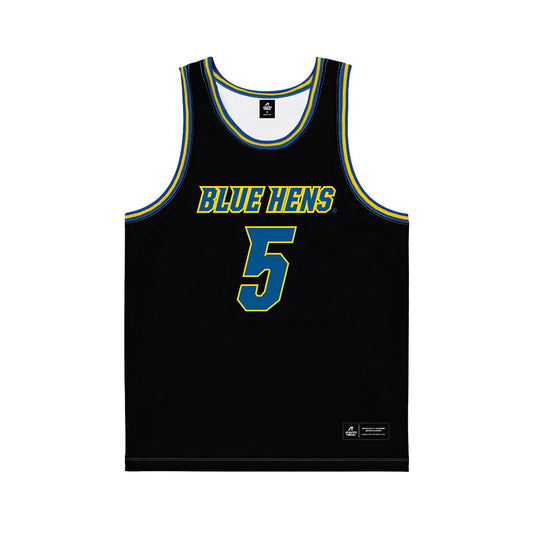 Delaware - NCAA Women's Basketball : Amalia Fruchtman - Black Basketball Jersey-0