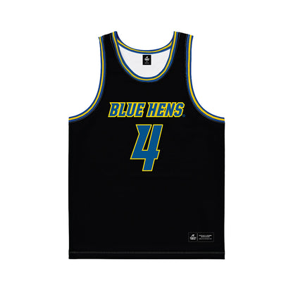 Delaware - NCAA Women's Basketball : London Caldwell - Black Basketball Jersey-0