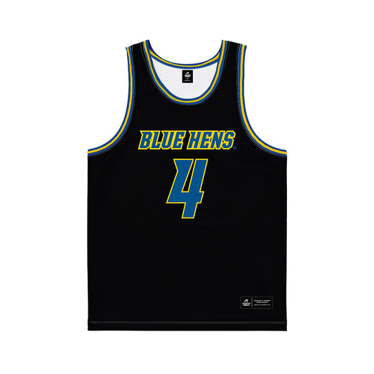 Delaware - NCAA Women's Basketball : London Caldwell - Black Basketball Jersey-0
