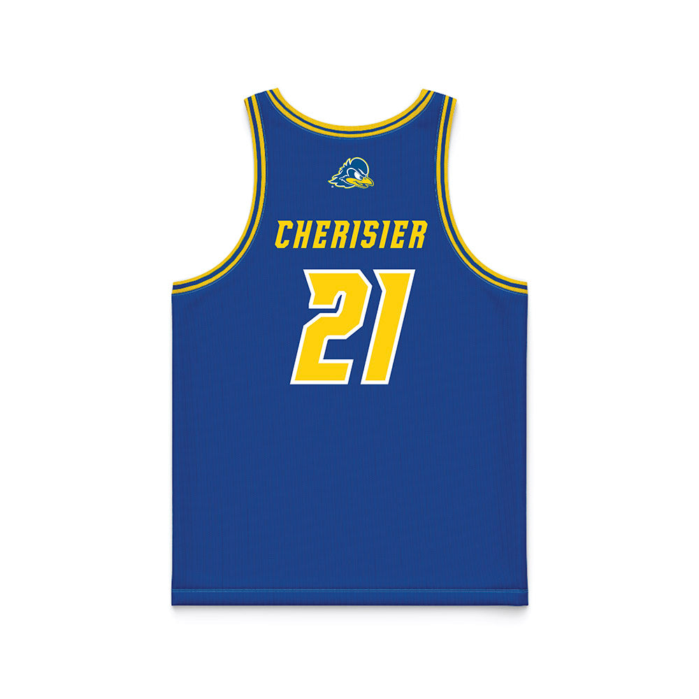 Delaware - NCAA Women's Basketball : Andea Cherisier - Royal Basketball Jersey-1
