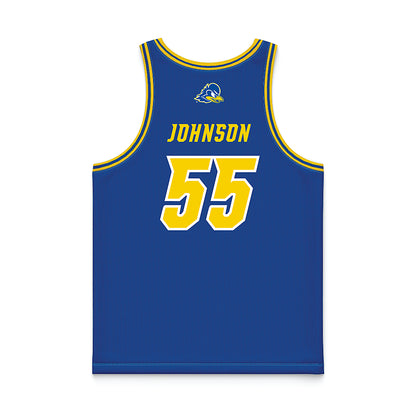 Delaware - NCAA Women's Basketball : Gianna Johnson - Royal Basketball Jersey-1