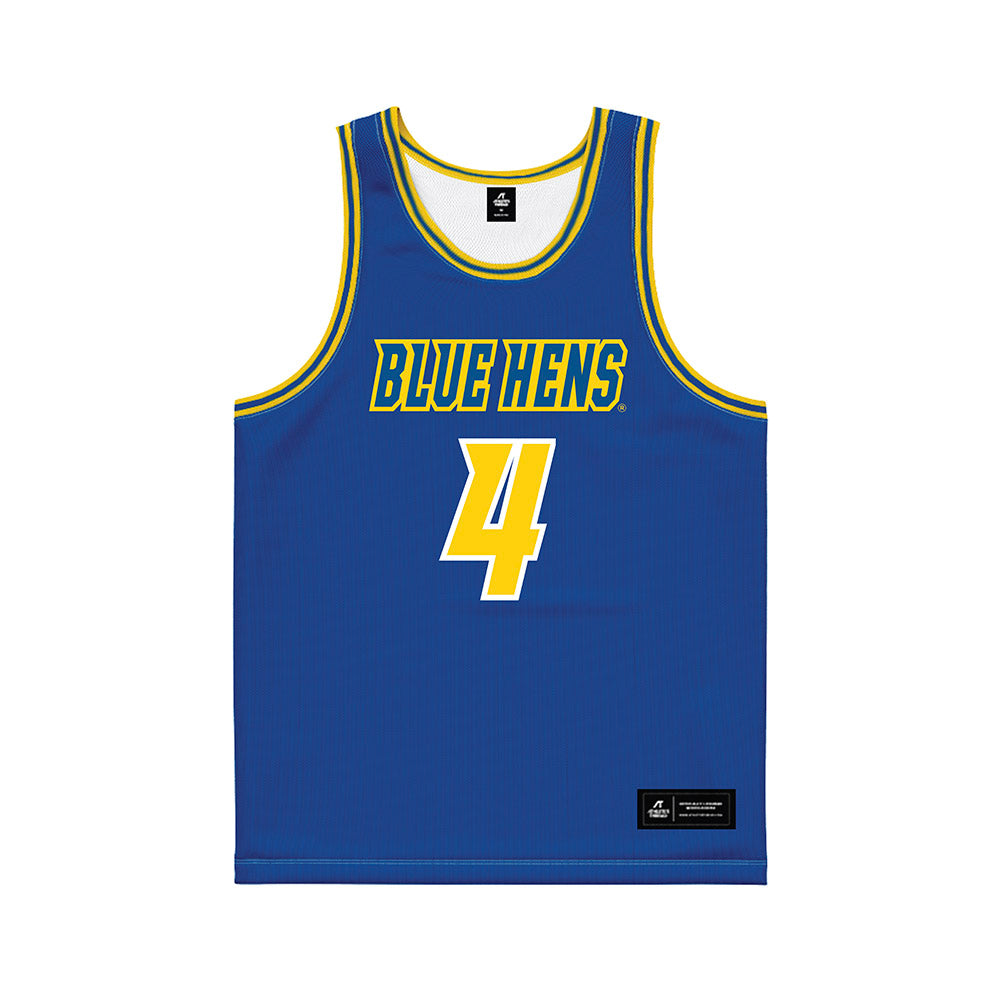 Delaware - NCAA Women's Basketball : London Caldwell - Royal Basketball Jersey-0