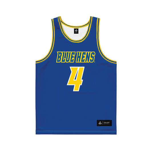 Delaware - NCAA Women's Basketball : London Caldwell - Royal Basketball Jersey-0