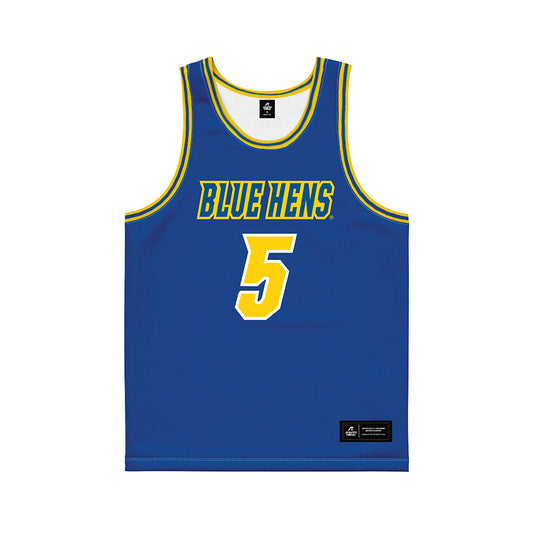 Delaware - NCAA Women's Basketball : Amalia Fruchtman - Royal Basketball Jersey-0