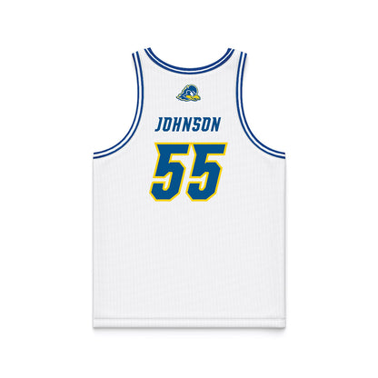 Delaware - NCAA Women's Basketball : Gianna Johnson - White Basketball Jersey-1