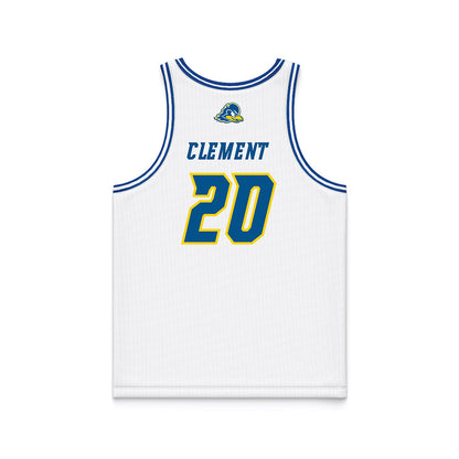 Delaware - NCAA Women's Basketball : Claudia Clement - White Basketball Jersey-1