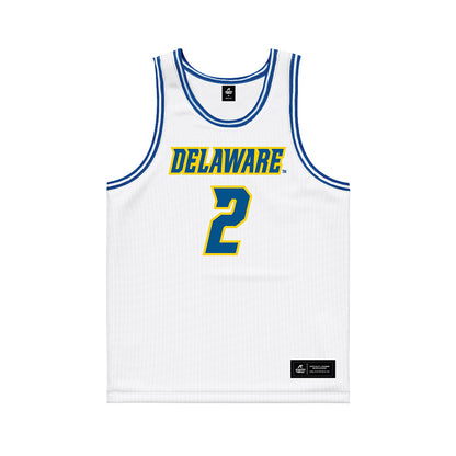 Delaware - NCAA Women's Basketball : Kendall Scott - White Basketball Jersey-0