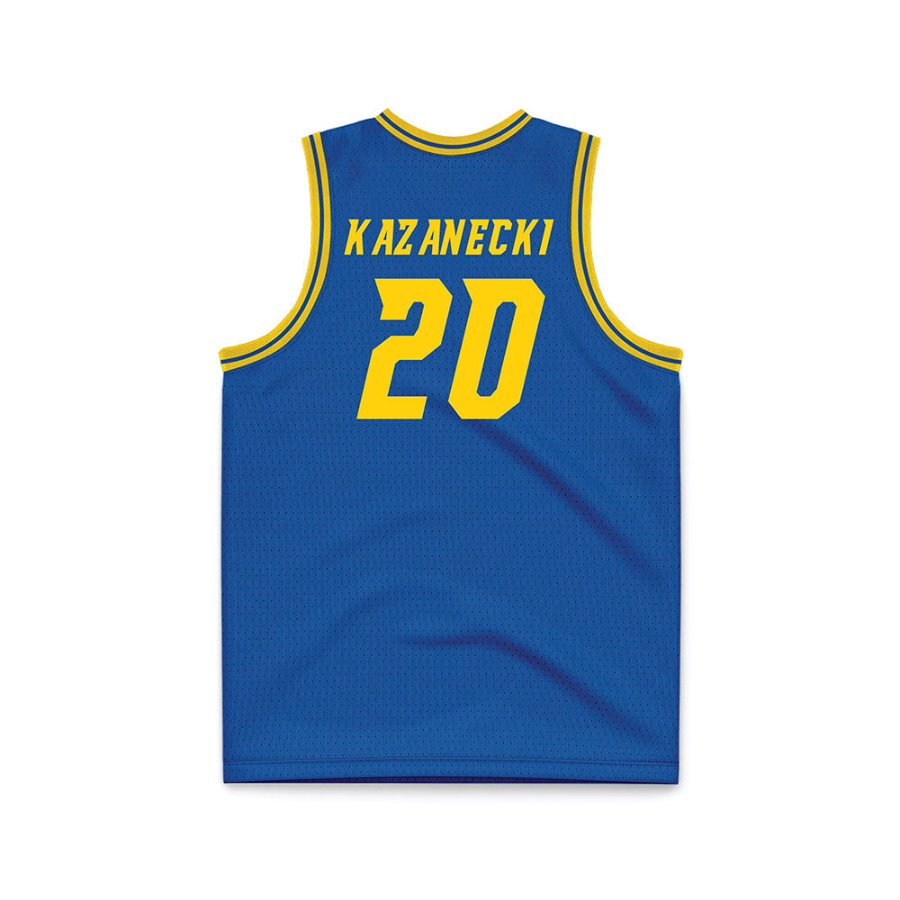 Delaware - NCAA Men's Basketball : Alex Kazanecki - Royal Basketball Jersey-1