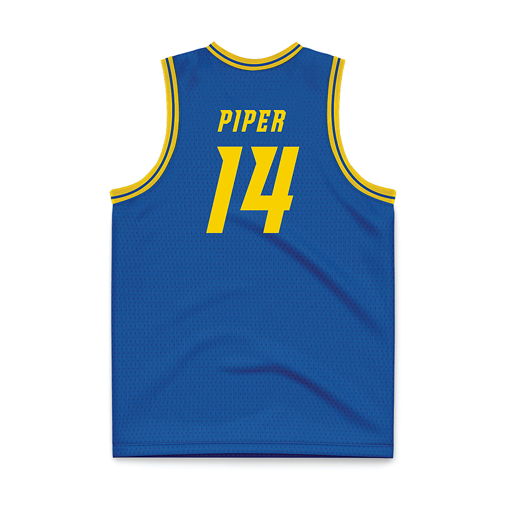 Delaware - NCAA Men's Basketball : Lance Piper - Royal Basketball Jersey-1