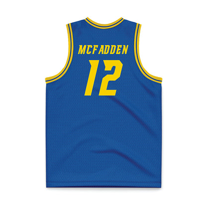 Delaware - NCAA Men's Basketball : Alex McFadden - Royal Basketball Jersey-1