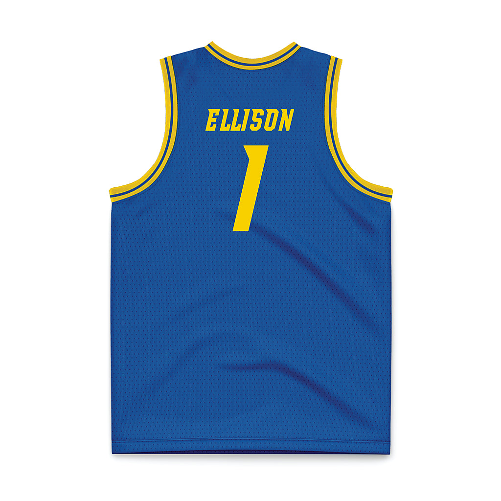 Delaware - NCAA Men's Basketball : Mason Ellison - Royal Basketball Jersey-1