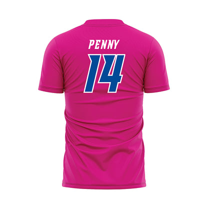 Delaware - NCAA Men's Soccer : Liam Penny - Pink Soccer Jersey-1