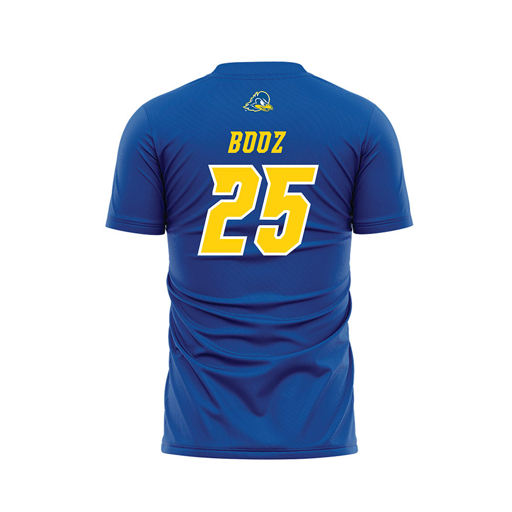 Delaware - NCAA Men's Soccer : Mason Booz - Royal Soccer Jersey-1