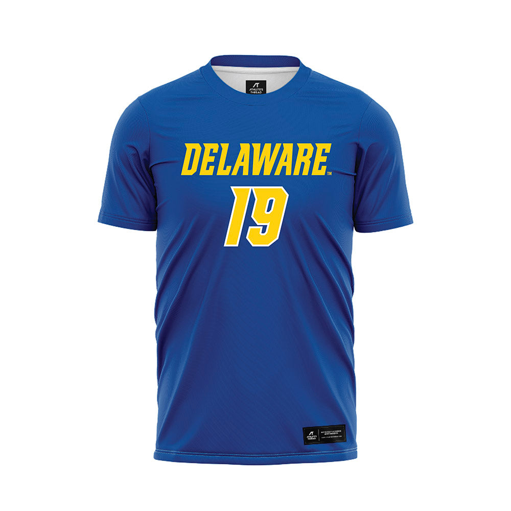 Delaware - NCAA Men's Soccer : Sean Smith - Royal Soccer Jersey-0