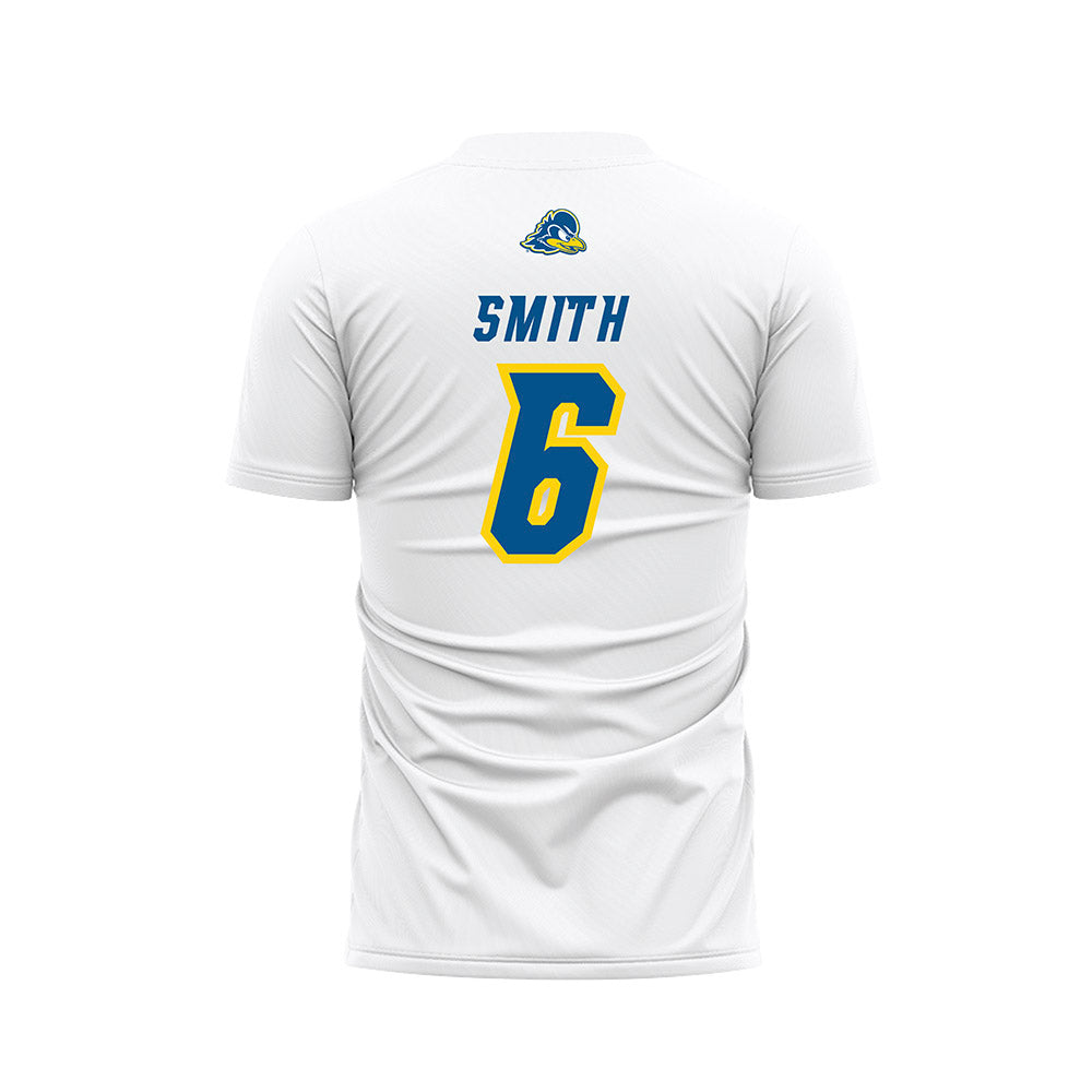 Delaware - NCAA Men's Soccer : Sean Smith - White Soccer Jersey-1