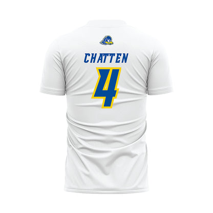 Delaware - NCAA Men's Soccer : Luke Chatten - White Soccer Jersey-1