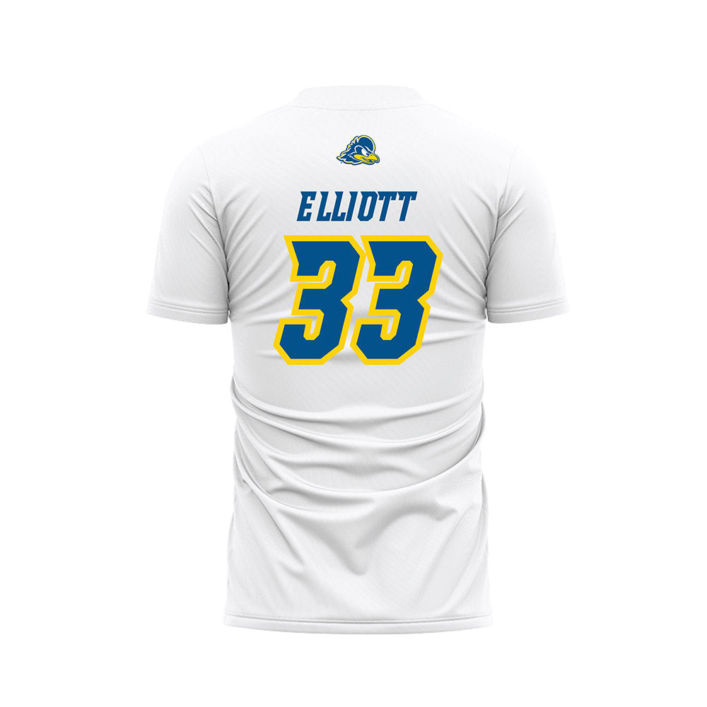 Delaware - NCAA Men's Soccer : JoJo Elliott - White Soccer Jersey-1