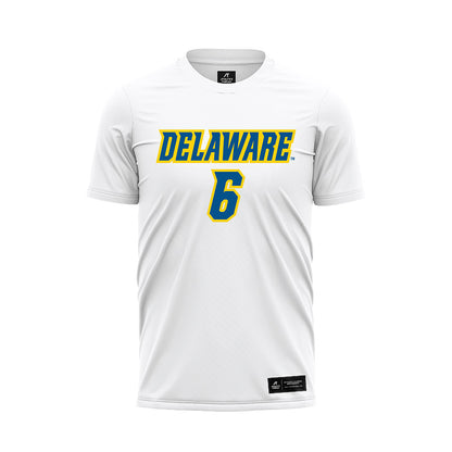 Delaware - NCAA Men's Soccer : Sean Smith - White Soccer Jersey-0