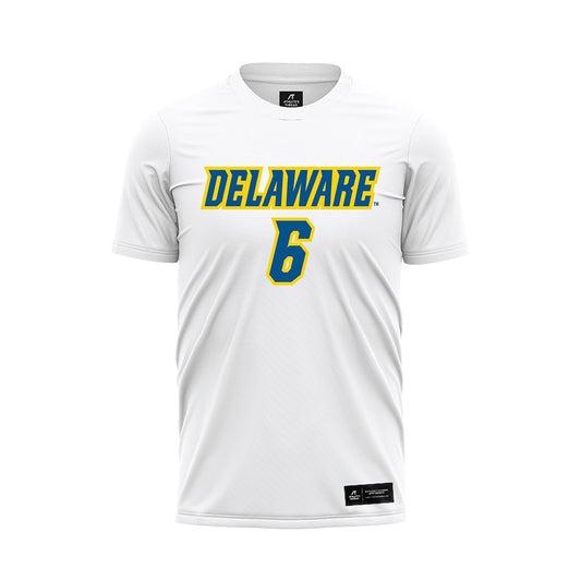 Delaware - NCAA Men's Soccer : Sean Smith - White Soccer Jersey-0