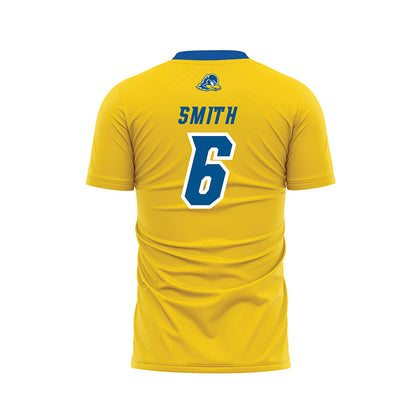 Delaware - NCAA Men's Soccer : Sean Smith - Yellow Soccer Jersey-1