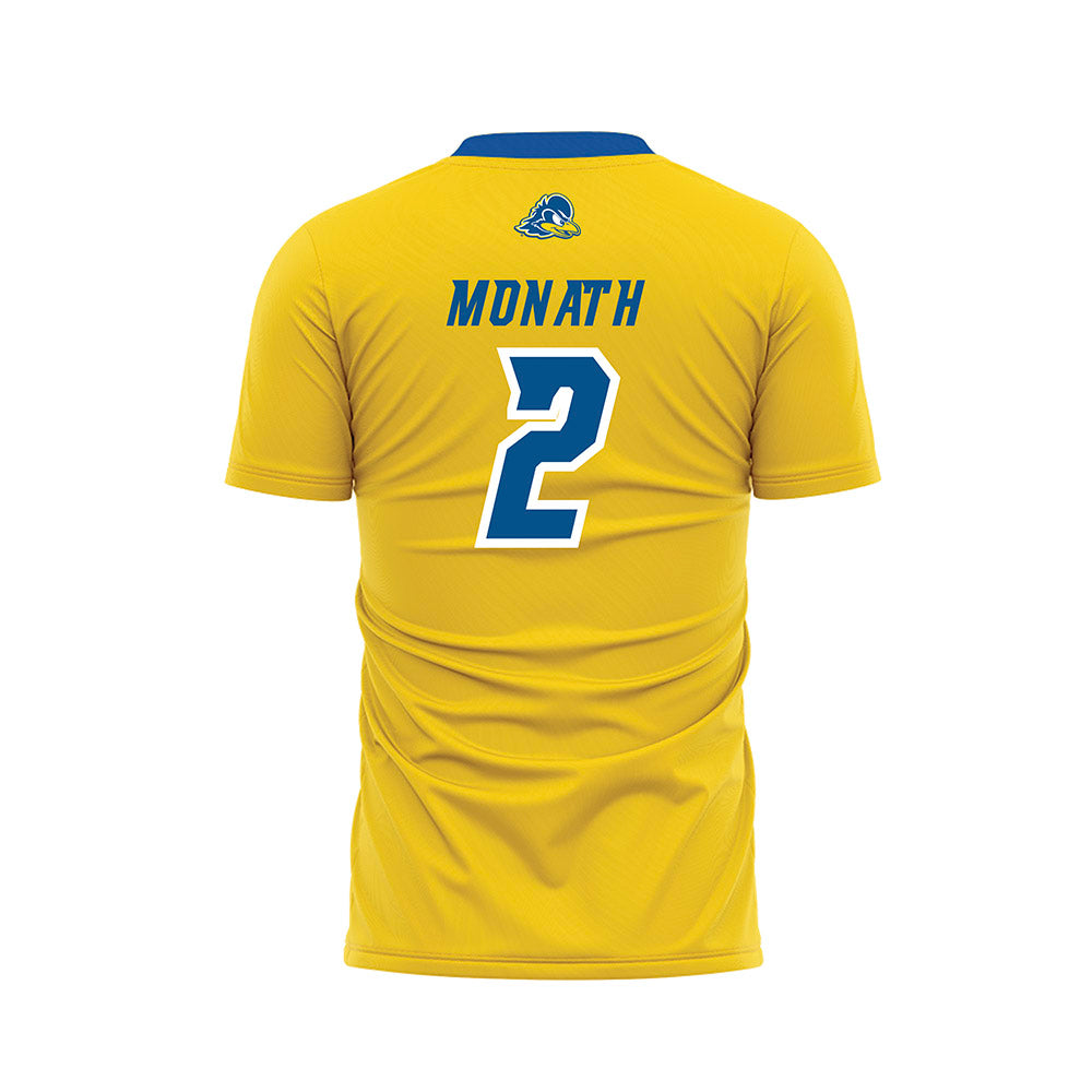 Delaware - NCAA Men's Soccer : Rich Monath - Yellow Soccer Jersey-1