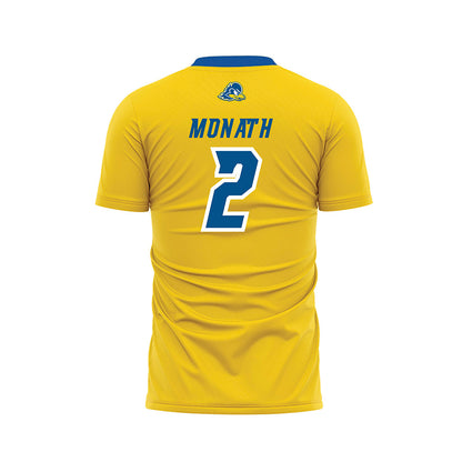 Delaware - NCAA Men's Soccer : Rich Monath - Yellow Soccer Jersey-1
