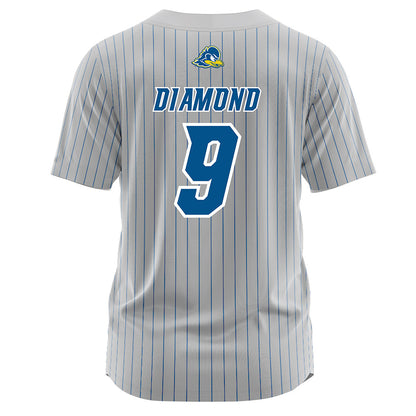Delaware - NCAA Softball : Maddie Diamond - Grey Pinstripe Jersey-1