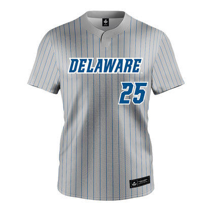 Delaware - NCAA Softball : Kylie Wilkerson - Grey Pinstripe Jersey-0