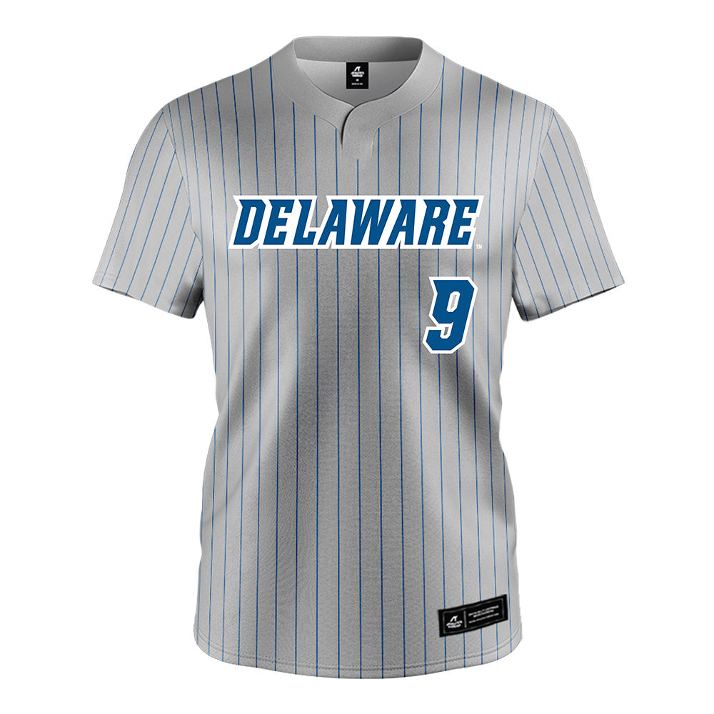 Delaware - NCAA Softball : Maddie Diamond - Grey Pinstripe Jersey-0
