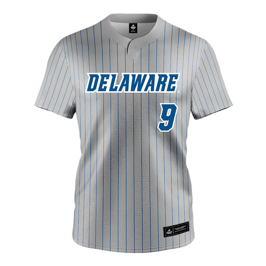 Delaware - NCAA Softball : Maddie Diamond - Grey Pinstripe Jersey-0